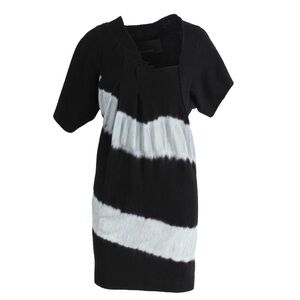Yigal Azrouel Tie Dye Asymmetrical Wool Dress S